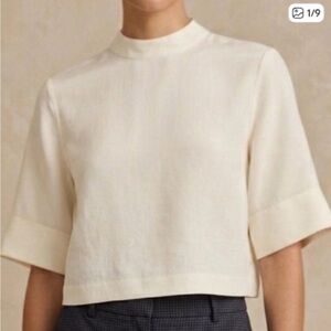 Equipment Silk Blouse With Back Placket